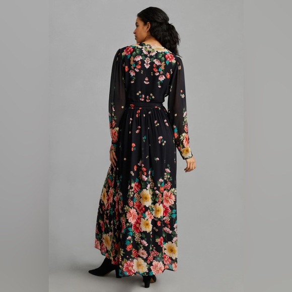 ๐๐ Anthropologie Vivienne Maxi Dress Sz XS - Picture 4 of 5